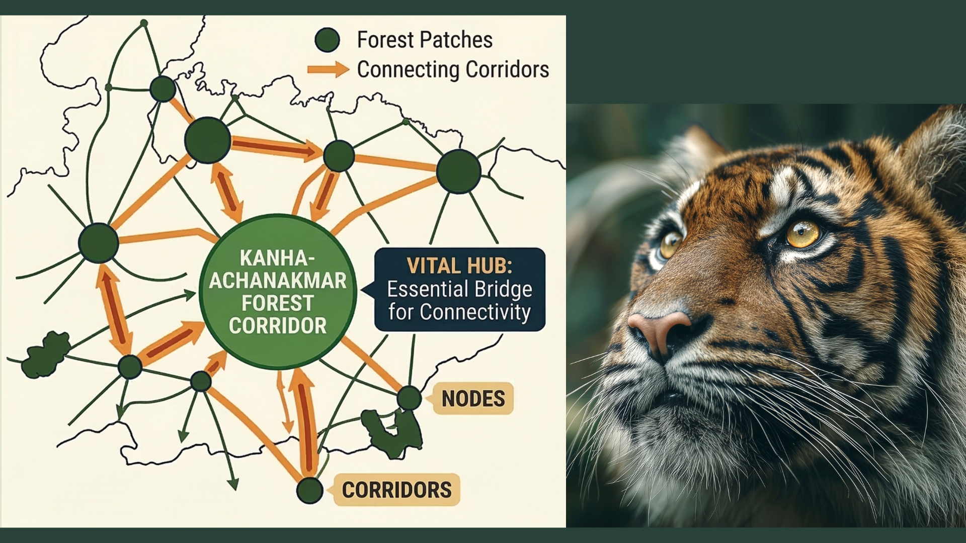 Scientists use game theory to identify new corridors for Bengal Tigers